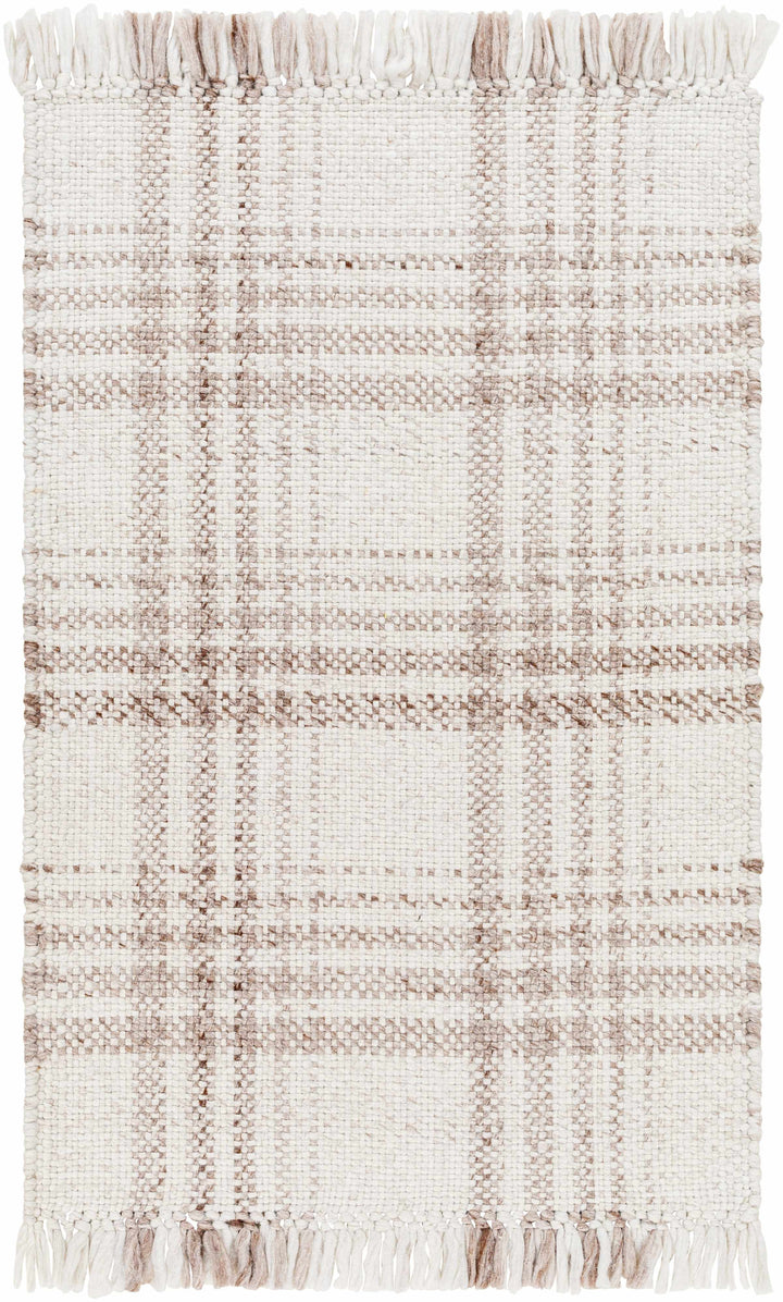 Inara Contemporary Brown And Ivory Area Rug