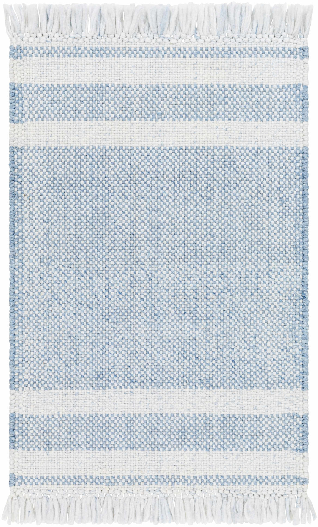Loic Blue Contemporary Style Hand Woven Area Rug