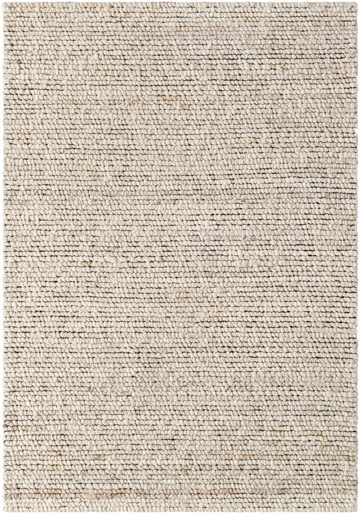 Olisa Modern Style Beige Hand Woven Wool Area Rug