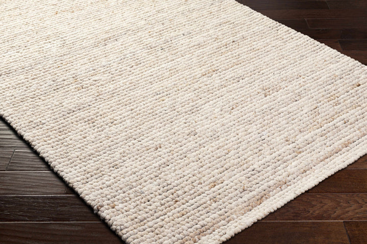 Olisa Modern Style Beige Hand Woven Wool Area Rug