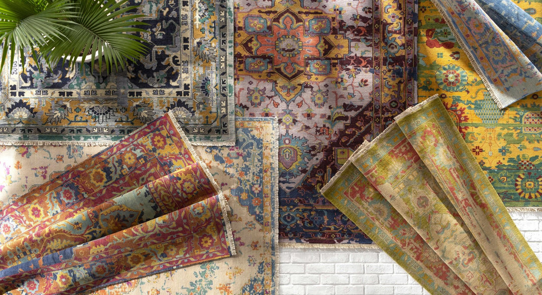 Spurger Transitional Style Olive Hand Knotted Wool Rug - The Rug Decor