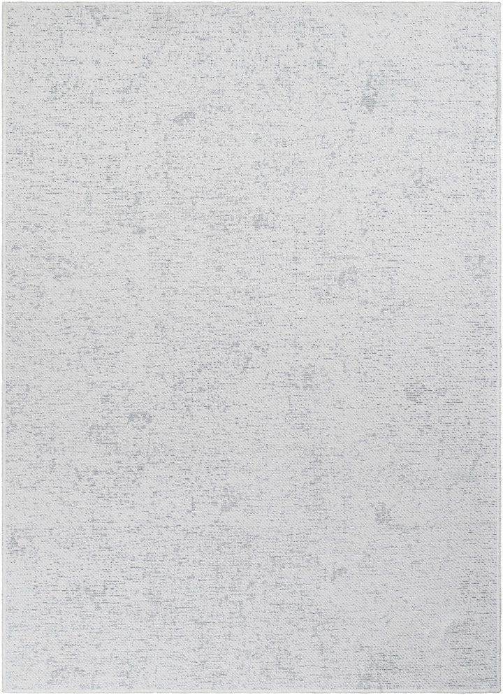 Isako Modern Solid Design White Washable Area Rug