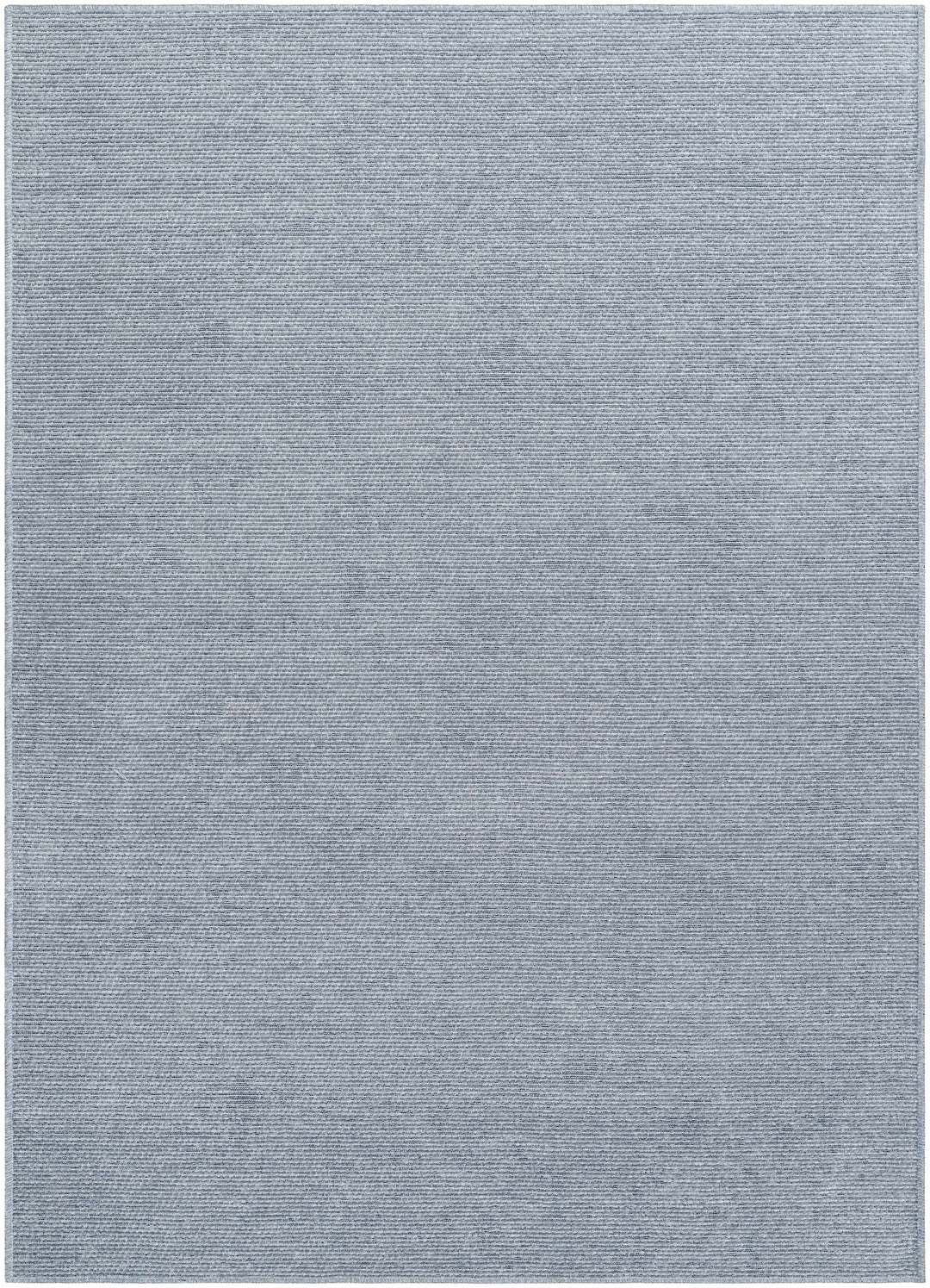 Isako Blue & Gray Modern Solid Design Washable Rug