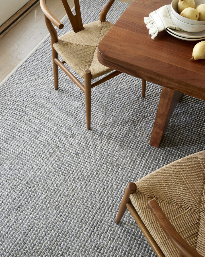 Aiman Contemporary Style Gray Hand Woven Area Rug