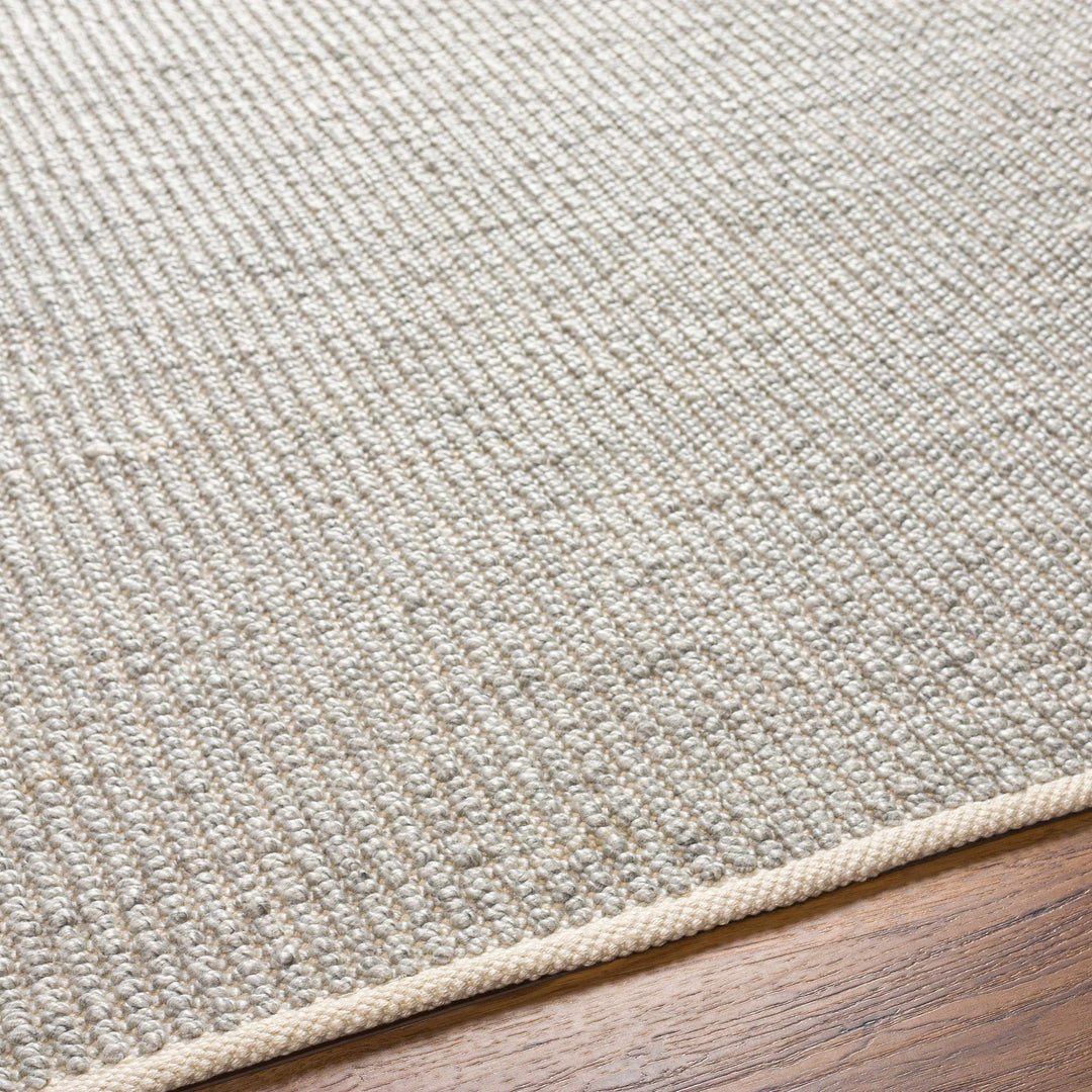 Blaga Modern Solid Design Gray Hand Woven Area Rug