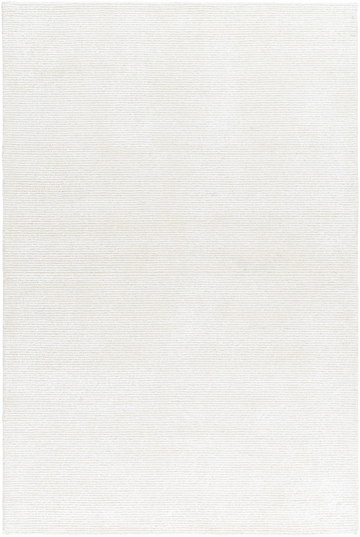 Nazih Contemporary Style White Hand Tufted Rug