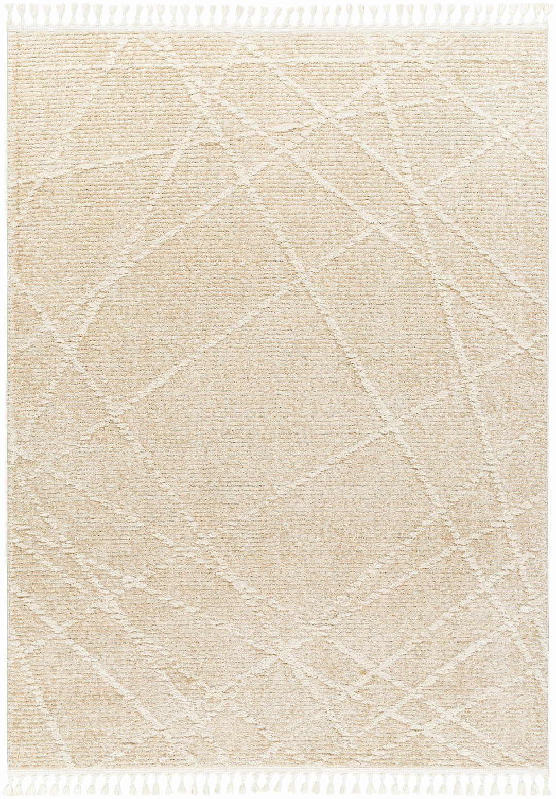 Hosea Beige Contemporary Style Area Rug