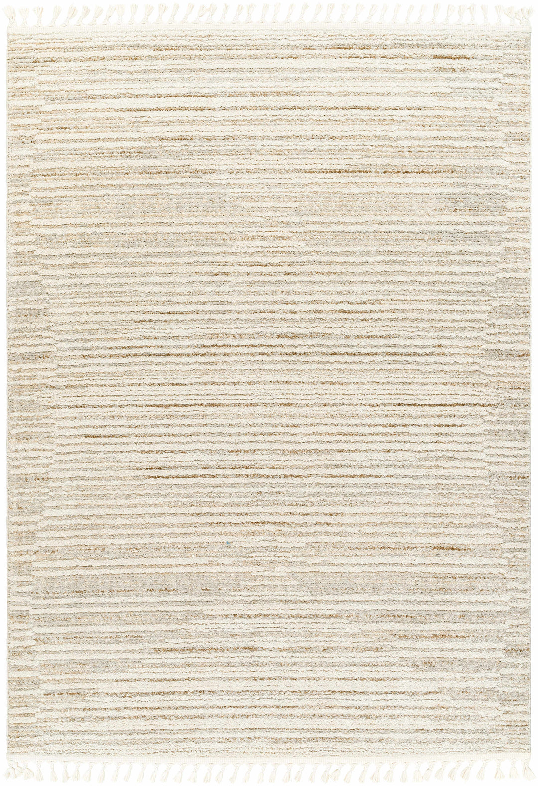 Levy Contemporary Style Beige And Brown Area Rug