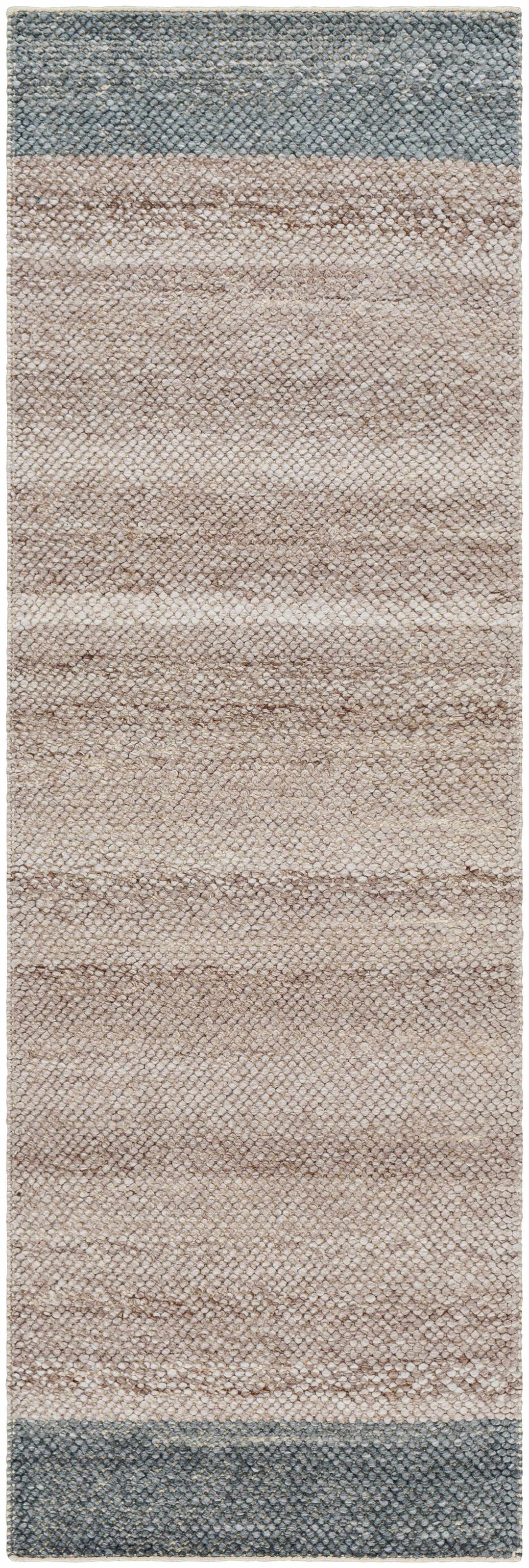 Edwin Modern Style Beige And Gray Hand Woven Area Rug