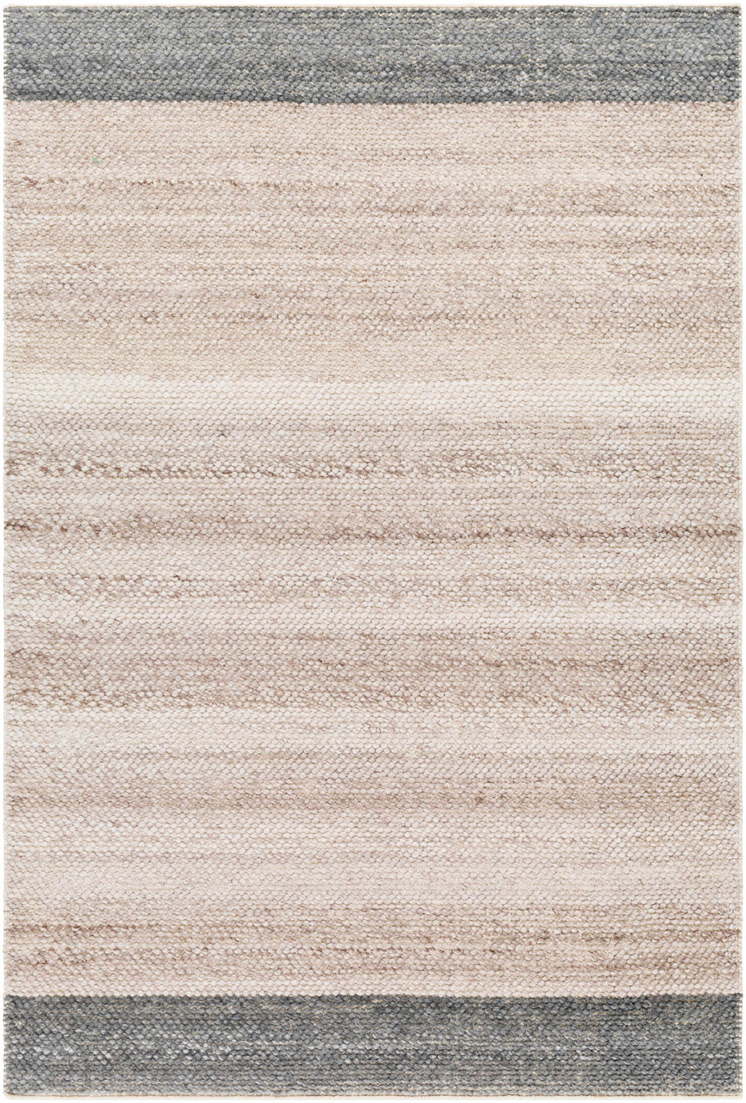 Edwin Modern Style Beige And Gray Hand Woven Area Rug