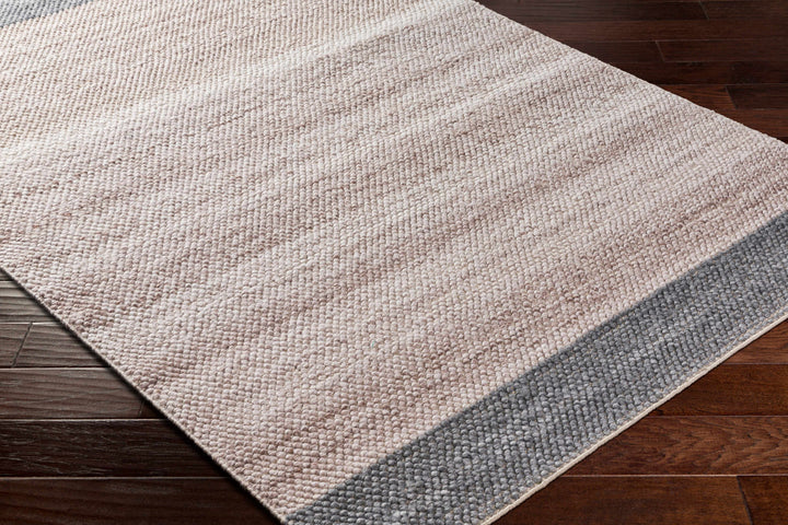 Edwin Modern Style Beige And Gray Hand Woven Area Rug