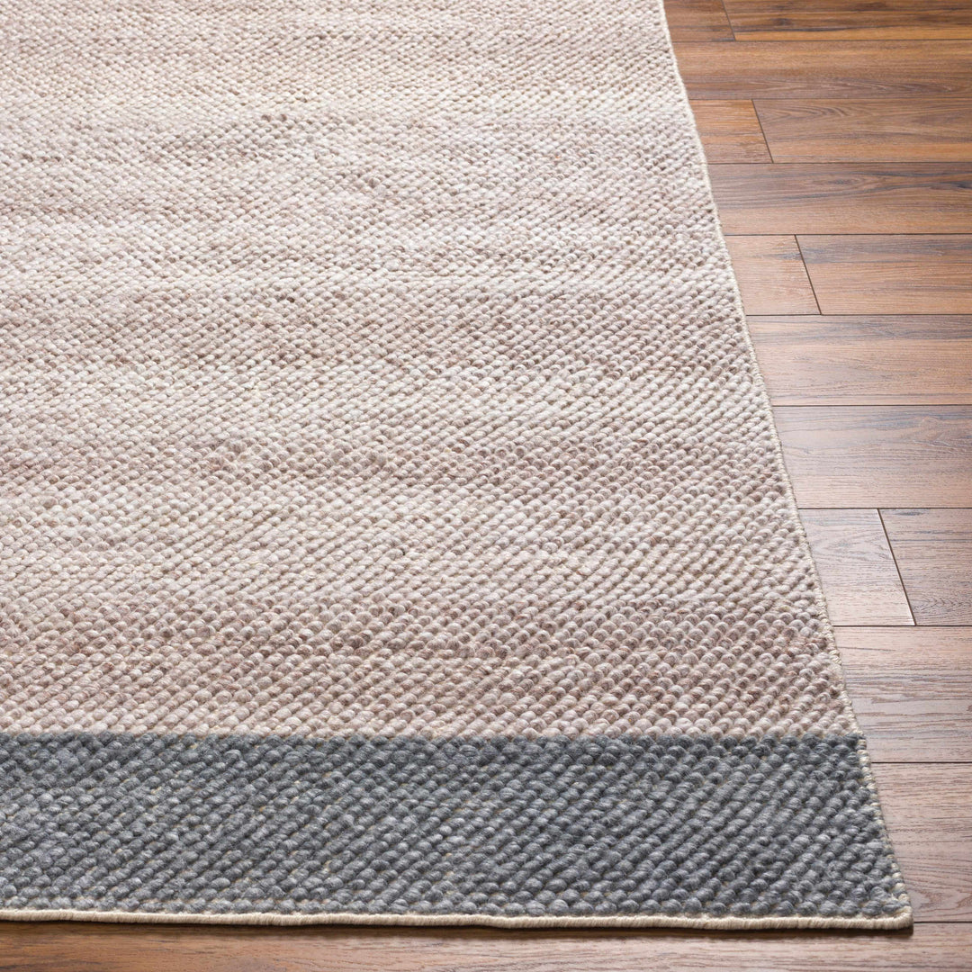 Edwin Modern Style Beige And Gray Hand Woven Area Rug
