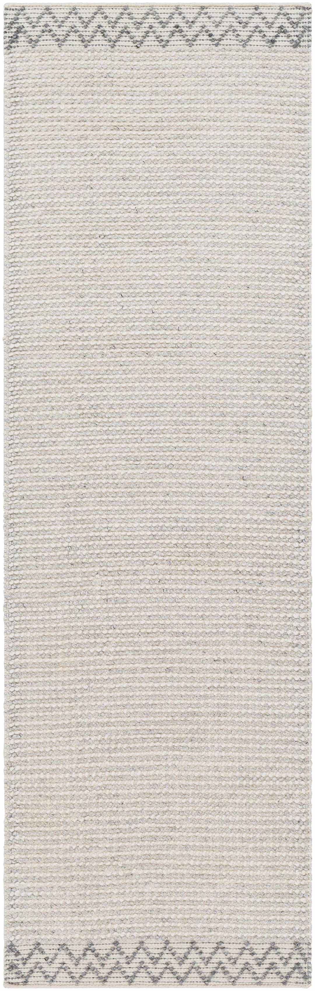 Fadia Modern Geometrical Ivory And Gray Hand Woven Area Rug