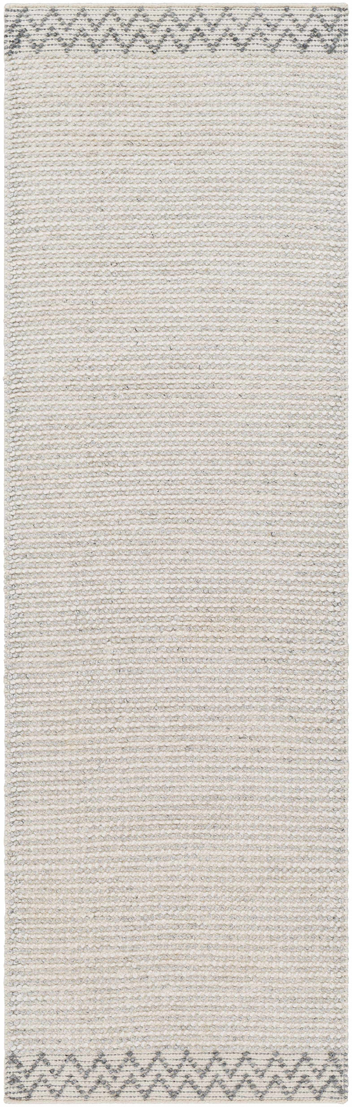 Fadia Modern Geometrical Ivory And Gray Hand Woven Area Rug