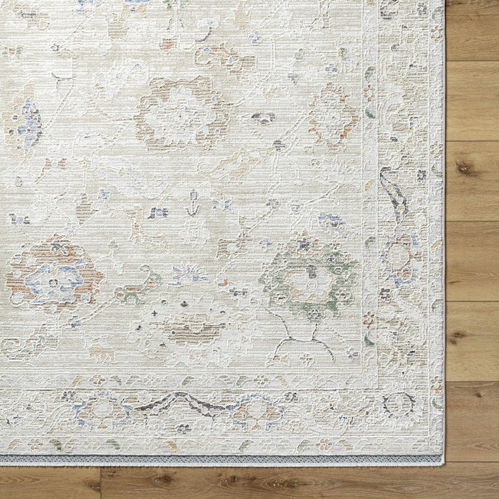 Nikki Beige Traditional Style Area Rug