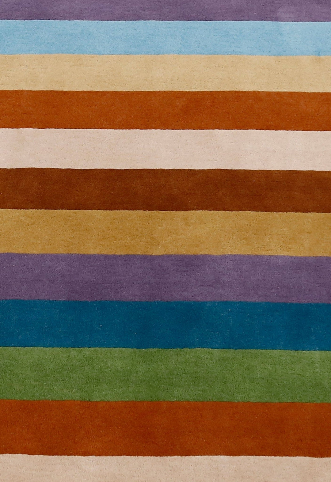 Stax Modern Stripes Design Multicolor Hand Tufted 5x8 Wool Rug - The Rug Decor