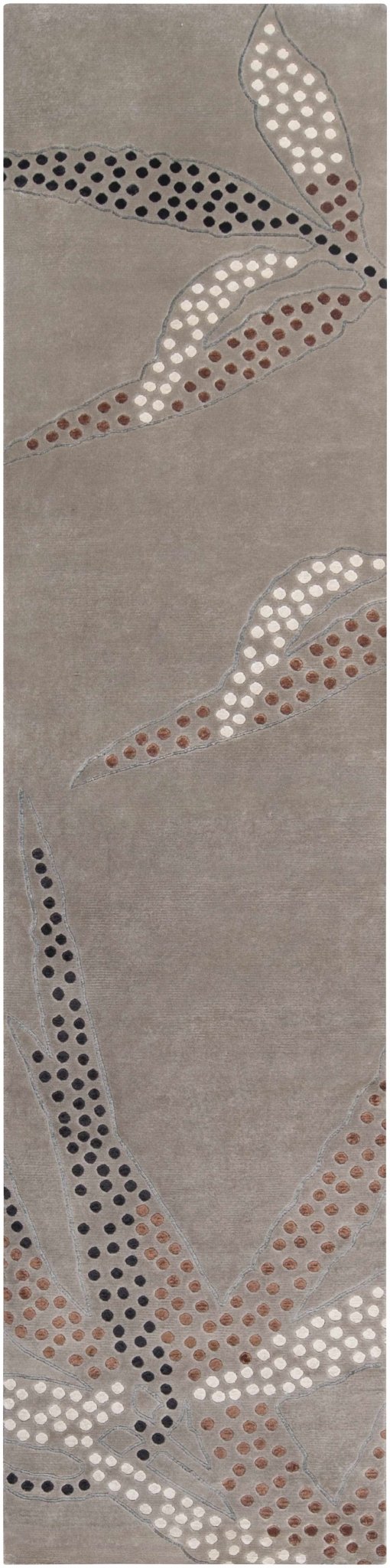 Steinhatchee Modern Style Taupe Hand Knotted Wool Area Rug - The Rug Decor