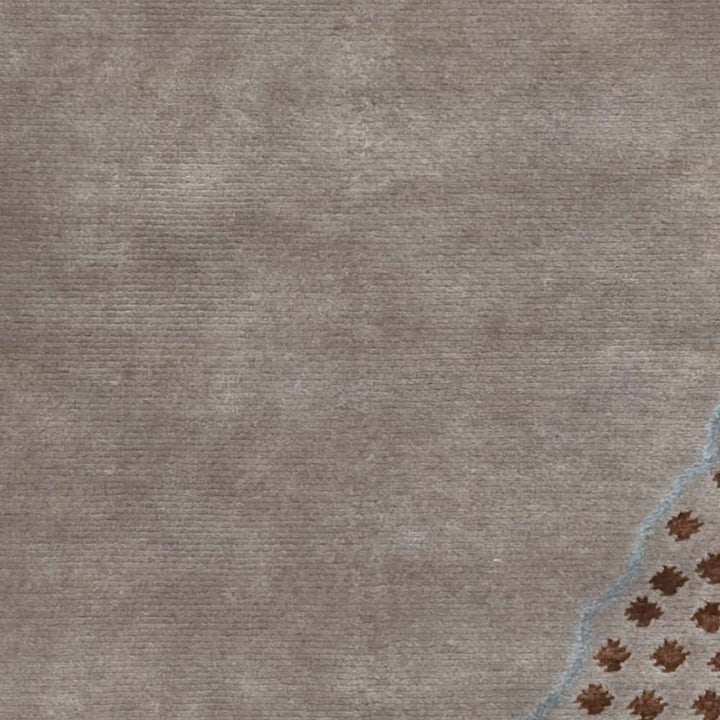 Steinhatchee Modern Style Taupe Hand Knotted Wool Area Rug - The Rug Decor