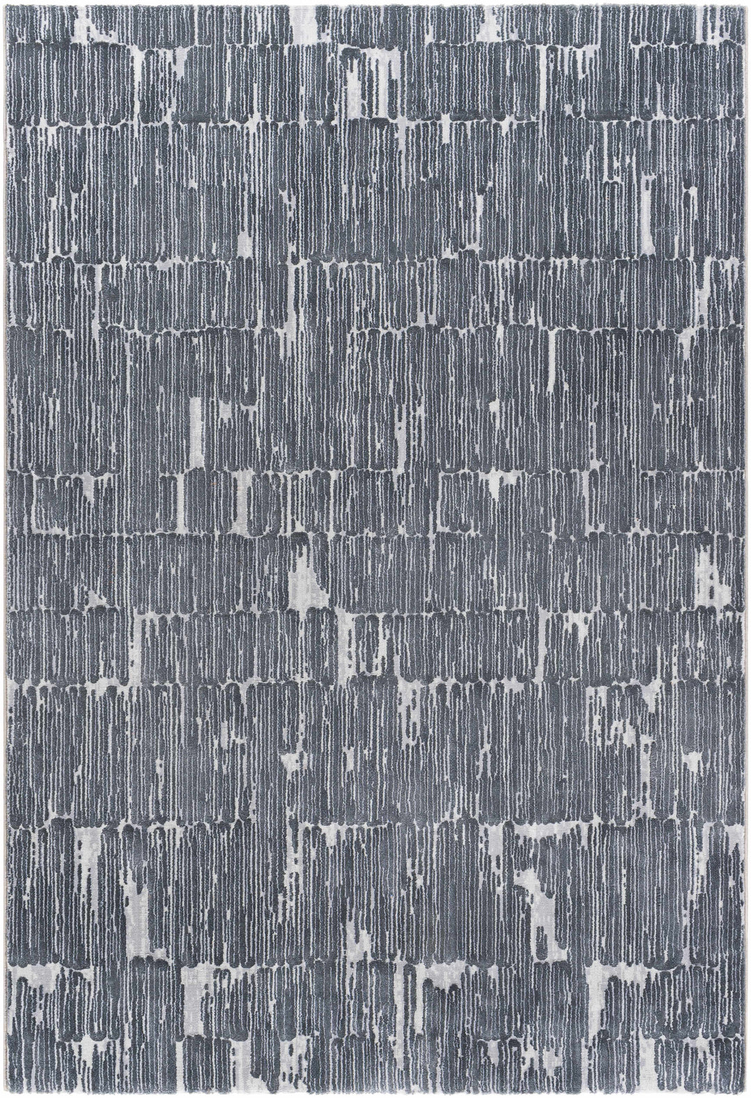 Eastoft Modern Abstract Design Gray Area Rug