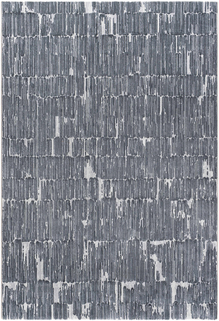 Eastoft Modern Abstract Design Gray Area Rug