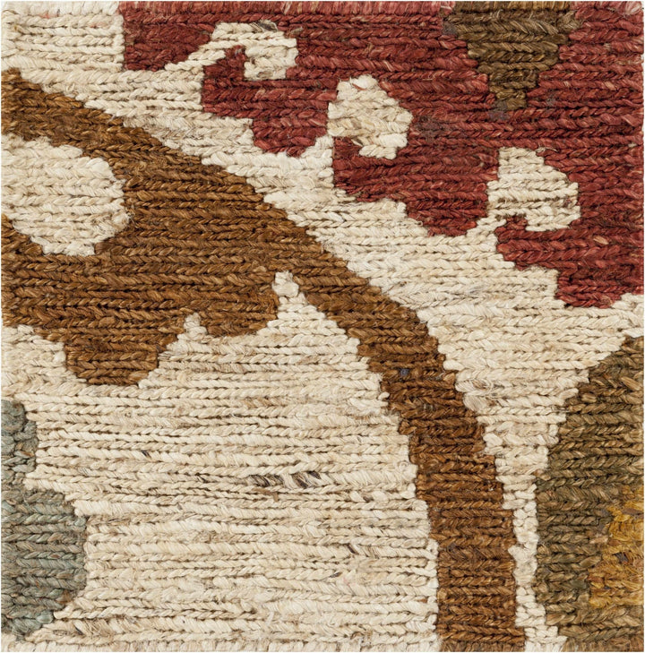 Stillmore Olive And Rust Jute Rug - The Rug Decor