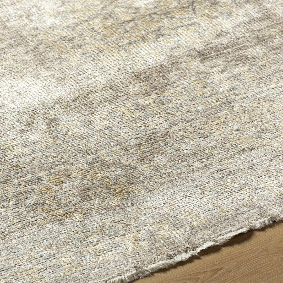 Stirum Traditional Oushak Design Beige Hand Knotted Area Rug - The Rug Decor