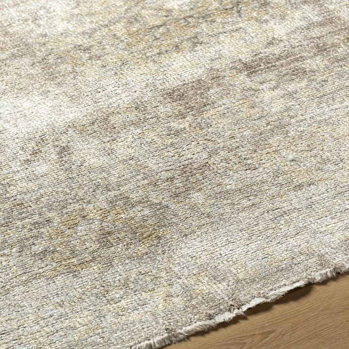Stirum Traditional Oushak Design Beige Hand Knotted Area Rug - The Rug Decor