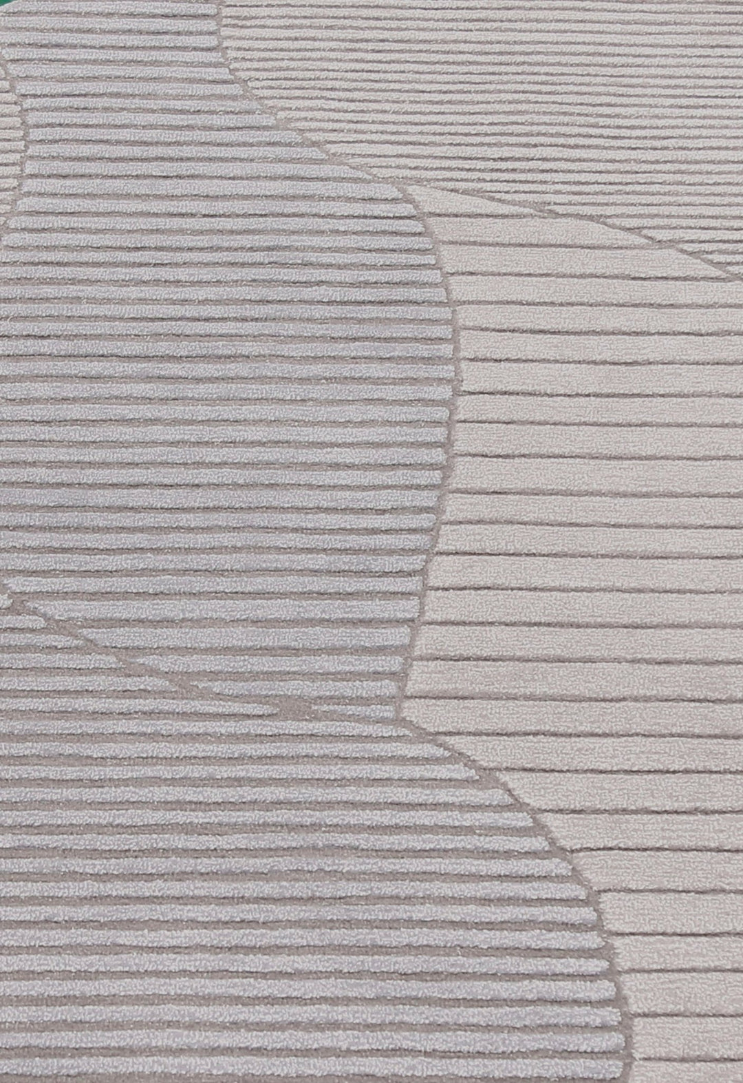 Stone Modern Ripple Lines Gray and Lilac Hand Tufted 5x7 Wool Rug - The Rug Decor