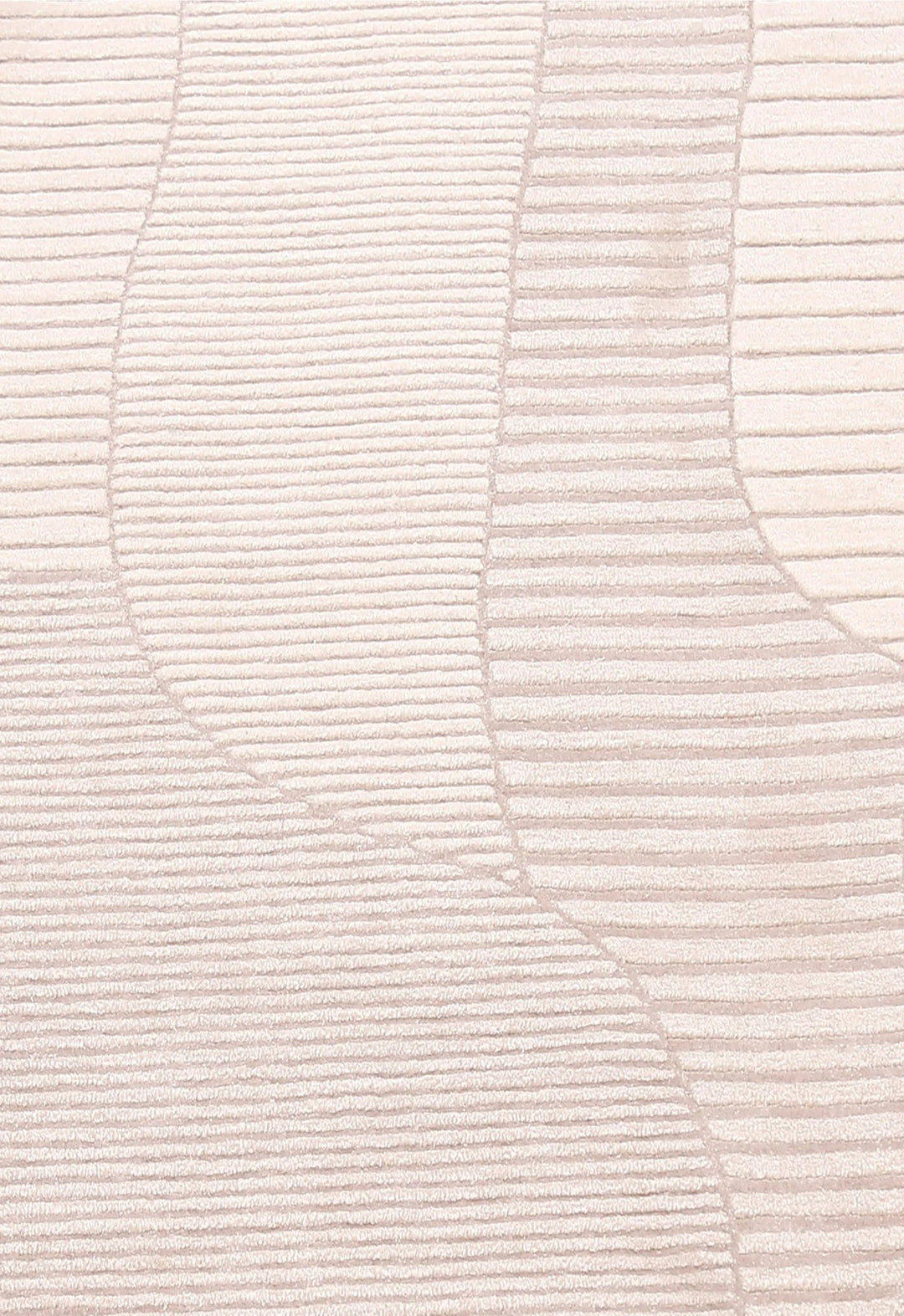 Stone Modern Ripple Pink Hand Tufted 5x7 Wool Rug - The Rug Decor