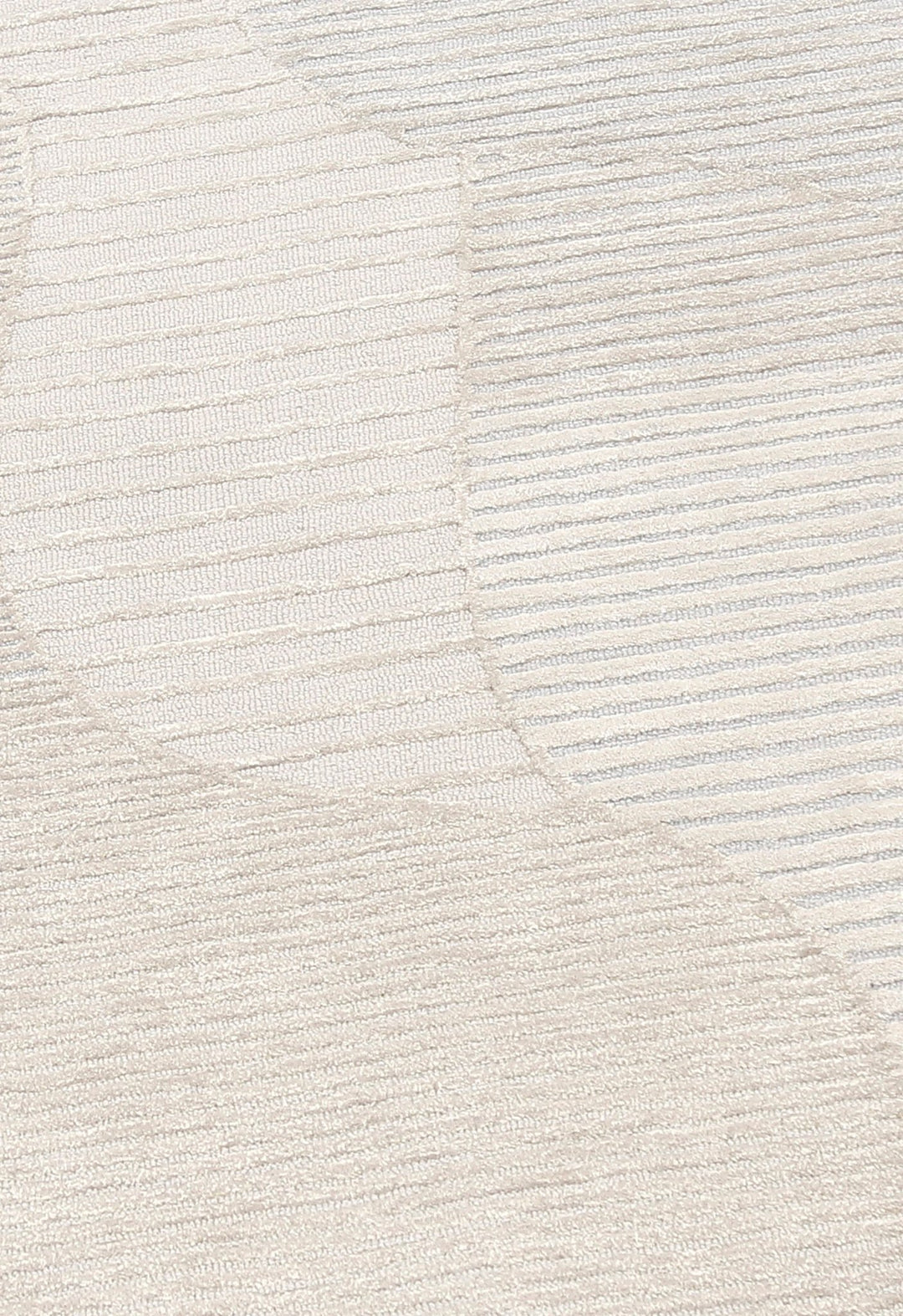 Stone Modern Silver and Beige Ripple Hand Tufted 5x7 Wool Rug - The Rug Decor