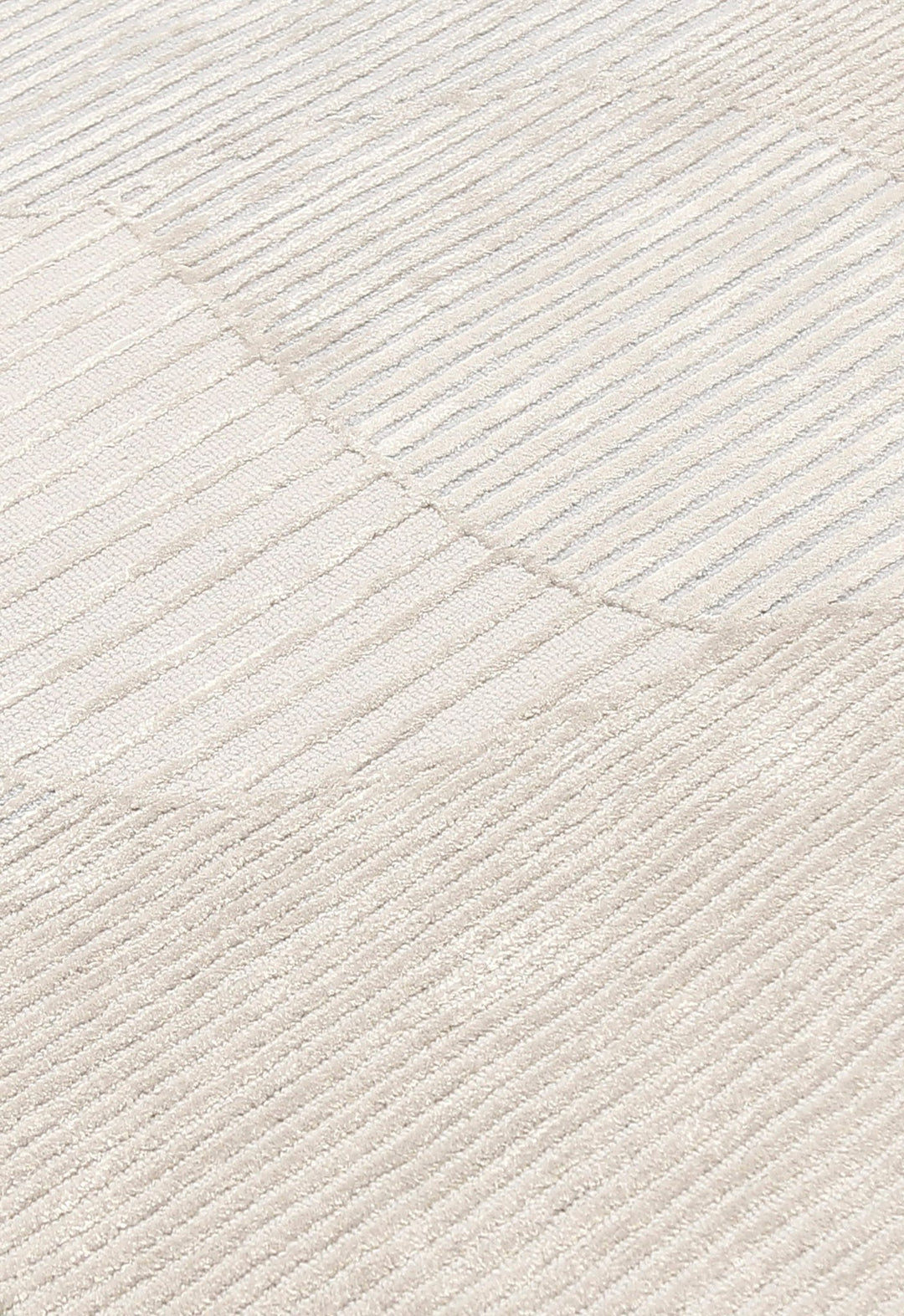 Stone Modern Silver and Beige Ripple Hand Tufted 5x7 Wool Rug - The Rug Decor