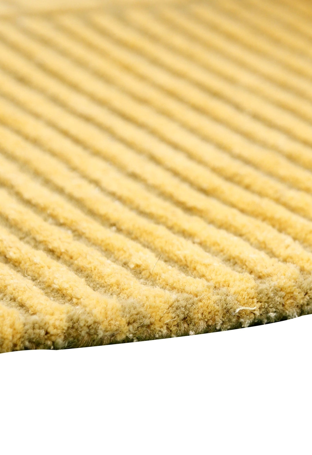 Stone Modern Style Yellow Hand Tufted 5x7 Wool Area Rug - The Rug Decor