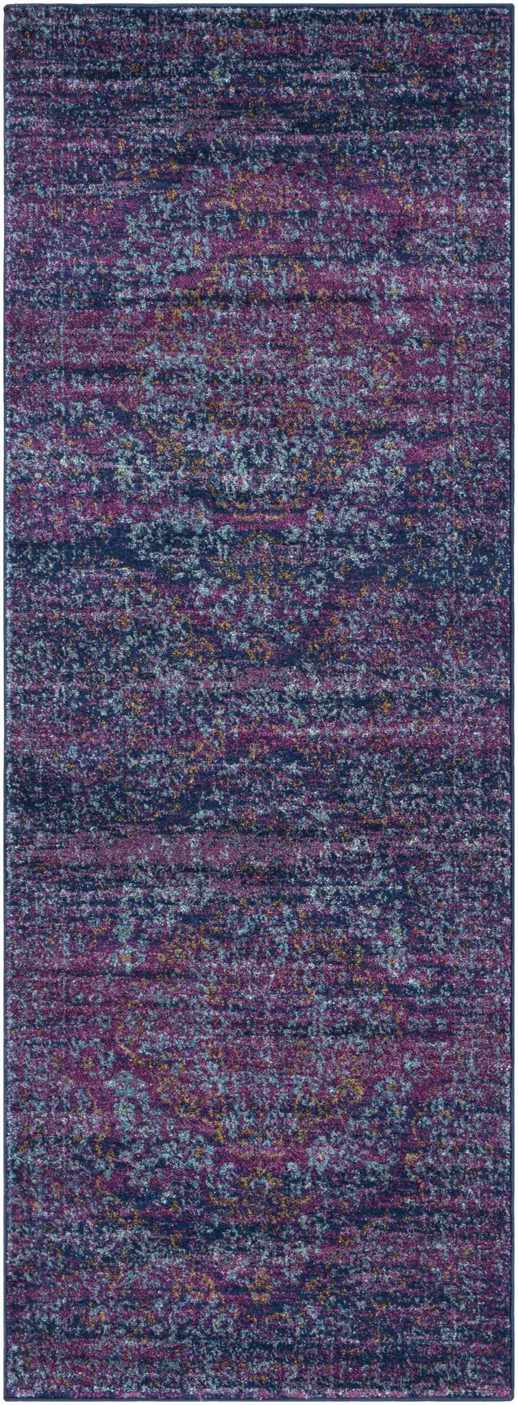 Stonewall Blue And Purple Traditional Style Area Rug - The Rug Decor