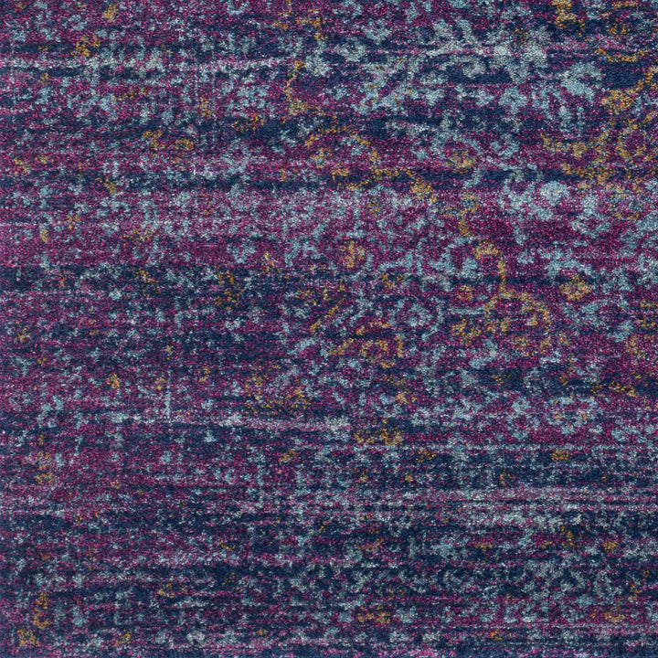 Stonewall Blue And Purple Traditional Style Area Rug - The Rug Decor