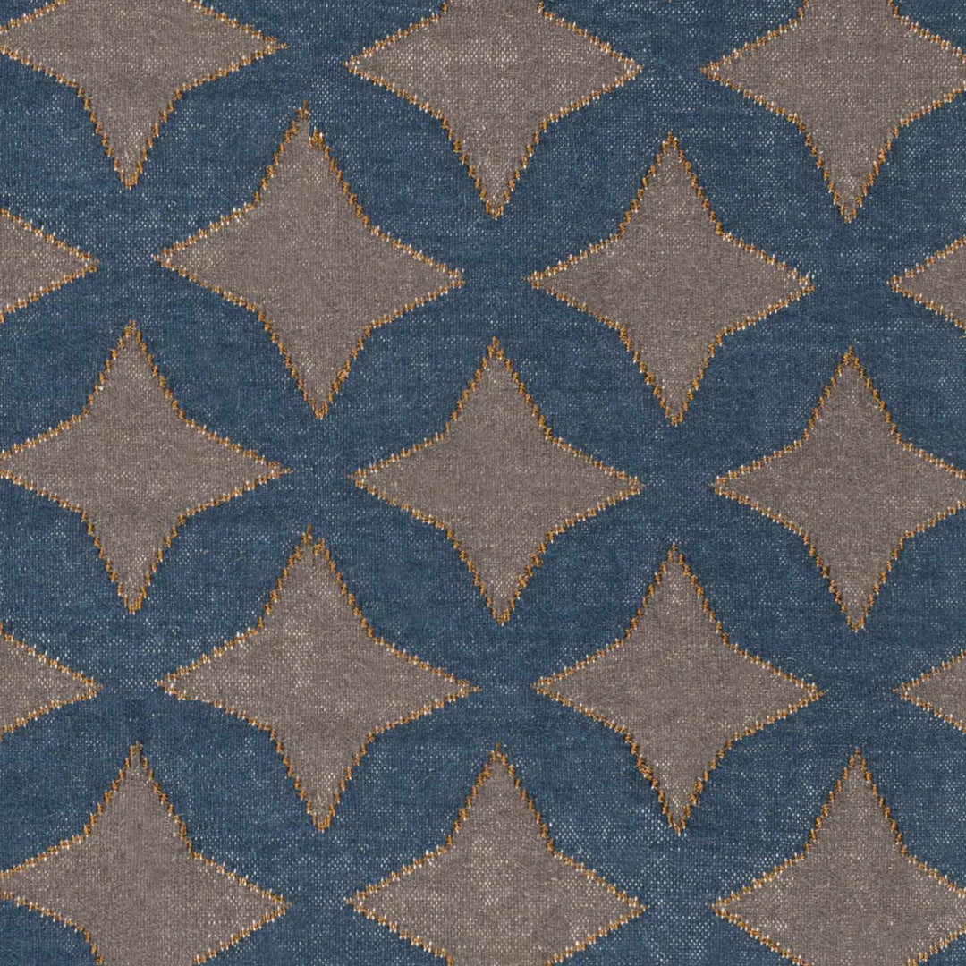 Stonyford Modern Style Brown And Blue Hand Woven Area Rug - The Rug Decor