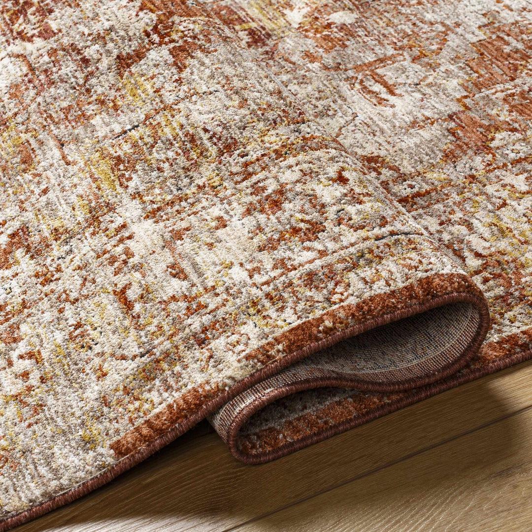Strathbogie Traditional Style Beige And Rust Area Rug - The Rug Decor