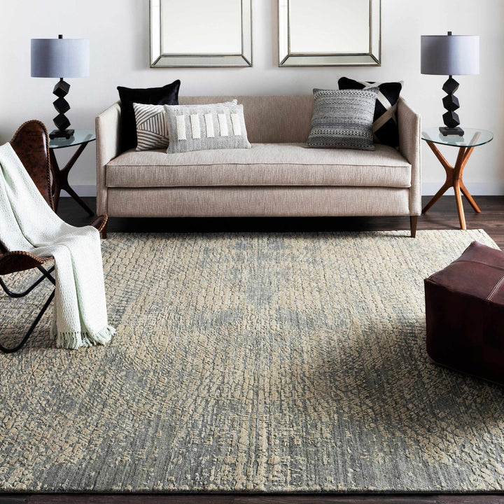 Streatley Beige And Gray Modern Style Hand Loom Area Rug - The Rug Decor