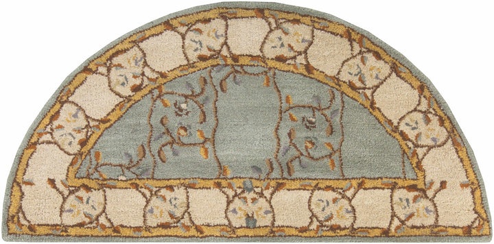Stringer Traditional Green And Beige Hand Tufted Wool Area Rug - The Rug Decor