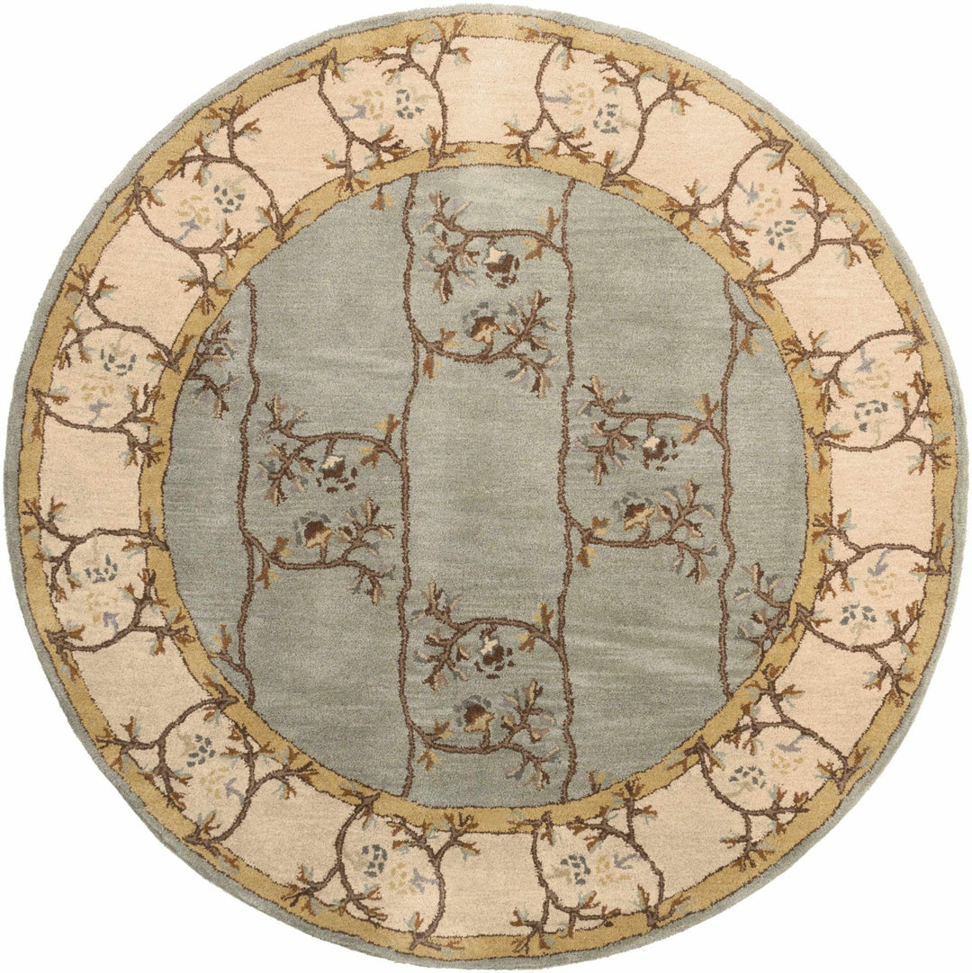 Stringer Traditional Green And Beige Hand Tufted Wool Area Rug - The Rug Decor
