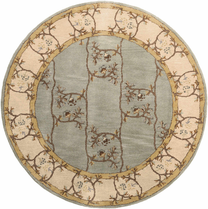 Stringer Traditional Green And Beige Hand Tufted Wool Area Rug - The Rug Decor