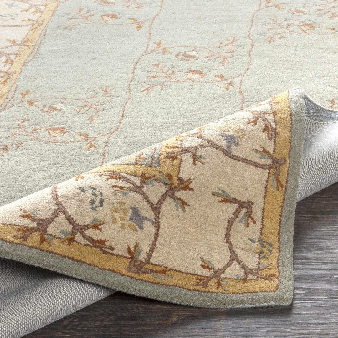 Stringer Traditional Green And Beige Hand Tufted Wool Area Rug - The Rug Decor