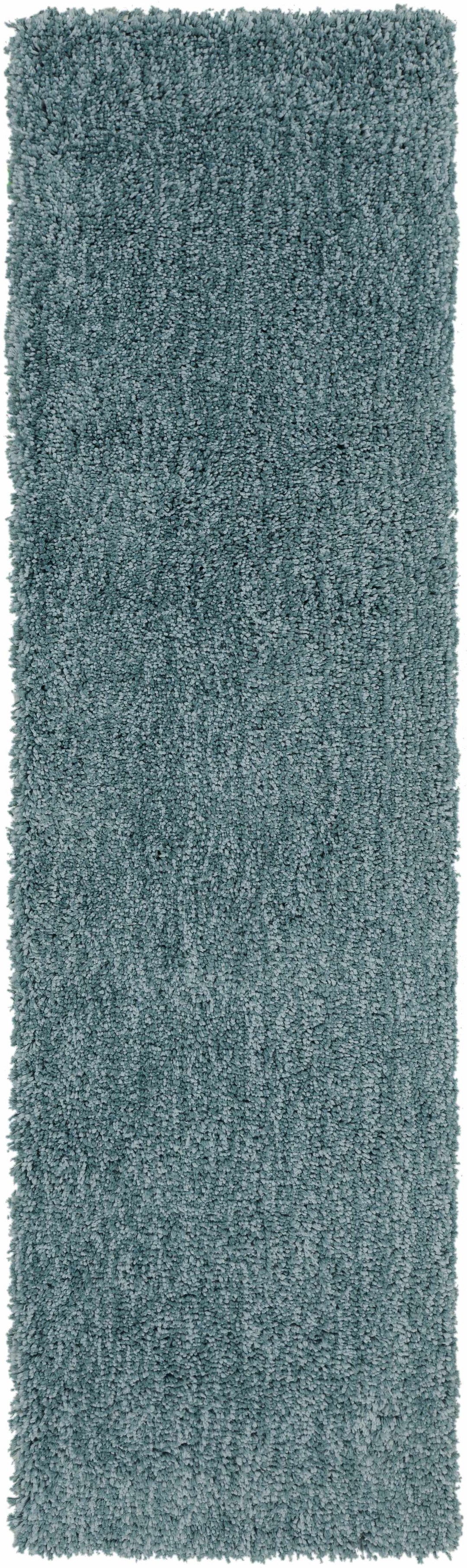 Stratford Modern Solid Design Teal Hand Woven Area Rug