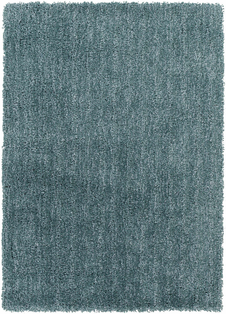 Stratford Modern Solid Design Teal Hand Woven Area Rug