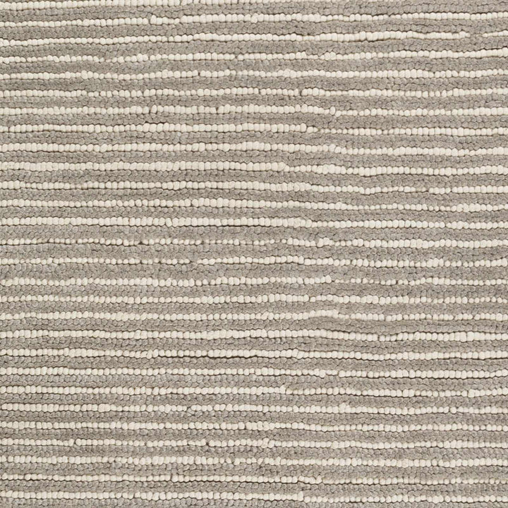 Sula Contemporary Gray And Ivory Stripes Area Rug - The Rug Decor