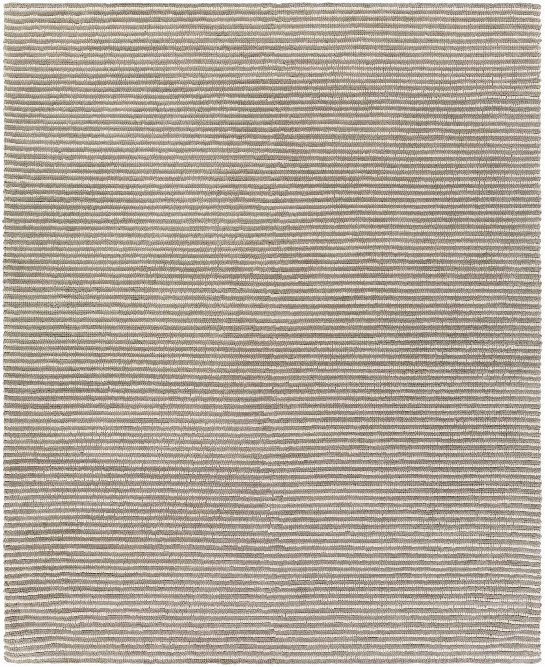 Sula Contemporary Gray And Ivory Stripes Area Rug - The Rug Decor