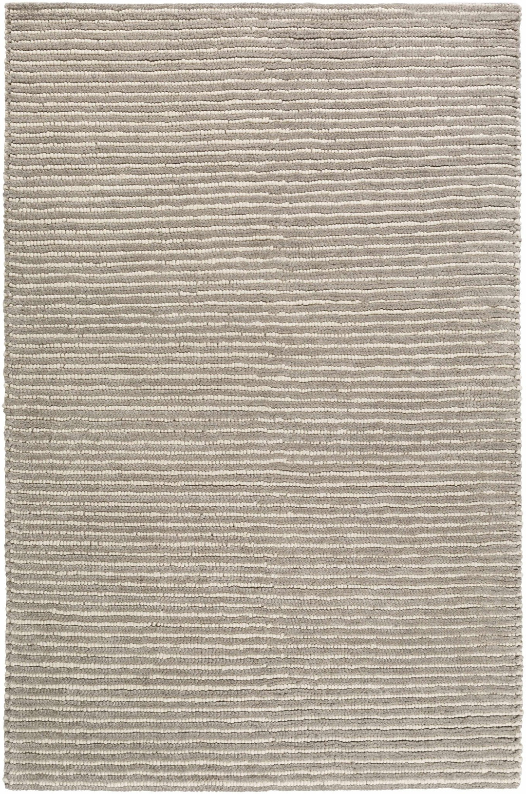 Sula Contemporary Gray And Ivory Stripes Area Rug - The Rug Decor