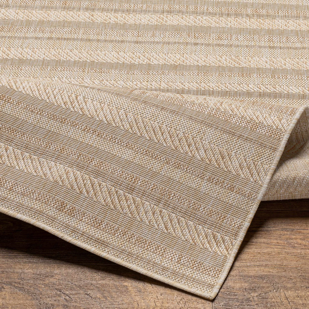 Sultanhisar Contemporary Style Beige Outdoor Area Rug - The Rug Decor