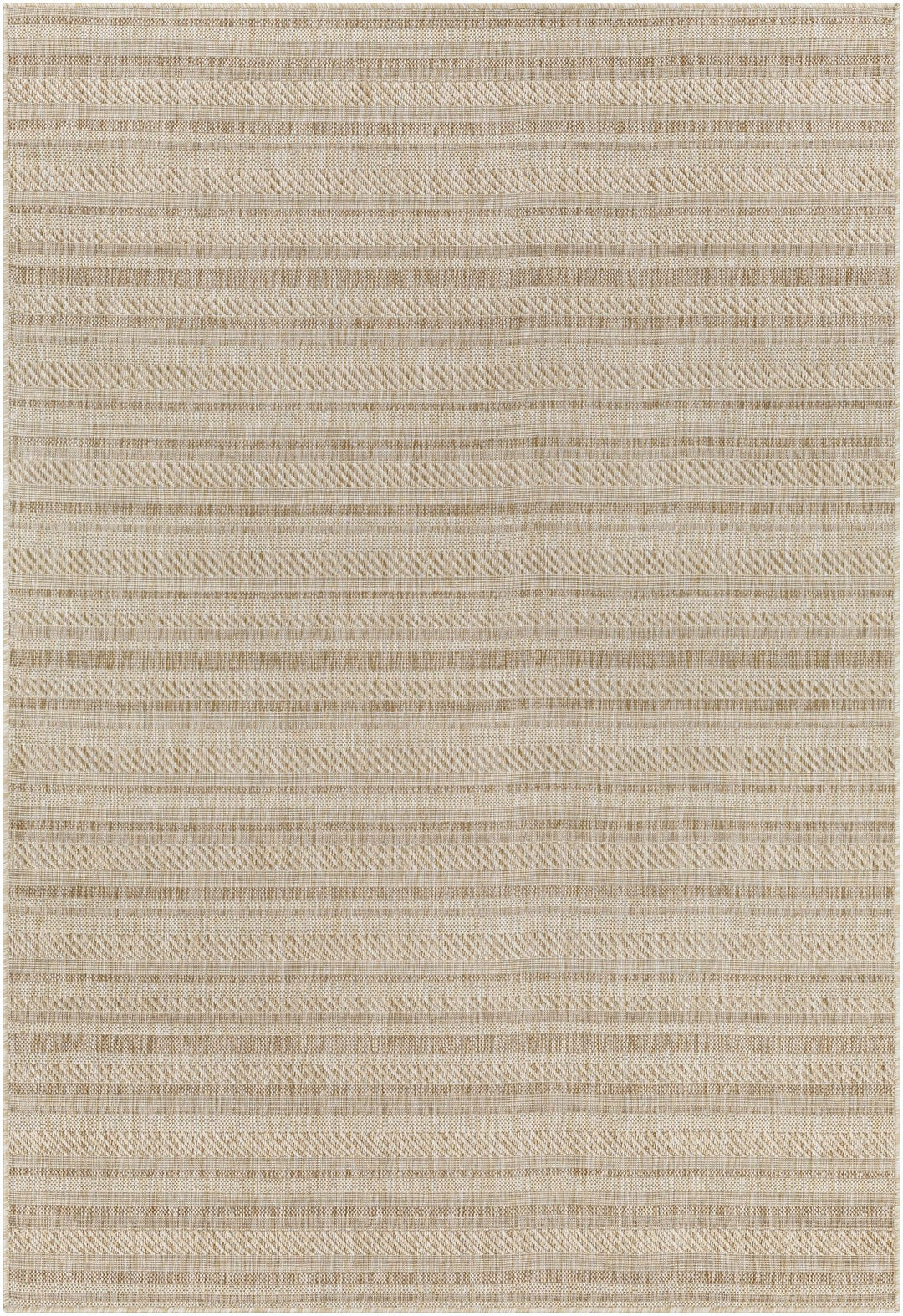 Sultanhisar Contemporary Style Beige Outdoor Area Rug - The Rug Decor