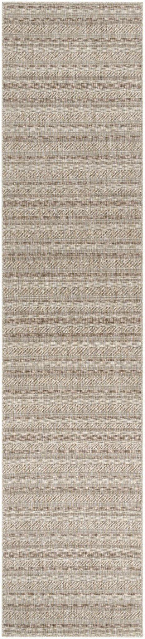 Sultanhisar Contemporary Style Beige Outdoor Area Rug - The Rug Decor
