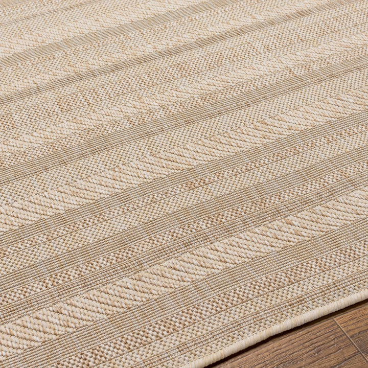Sultanhisar Contemporary Style Beige Outdoor Area Rug - The Rug Decor